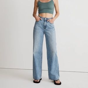 Madewell Super-wide Leg. Baggy fit. High waist, full length